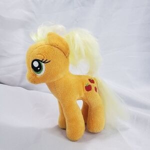 TY MLP My Little Pony Apple Jack Plush Stuffed Toy 6.5 Inch 2014 Yellow Hair